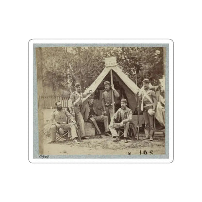 7th New York State Militia, Camp Cameron, D.C., 1861(2) (U.S. Civil War) STICKER Vinyl Die-Cut Decal - The Sticker Space