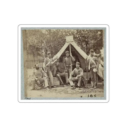 7th New York State Militia, Camp Cameron, D.C., 1861(2) (U.S. Civil War) STICKER Vinyl Die-Cut Decal White Die-Cut 3 Inch - The Sticker Space