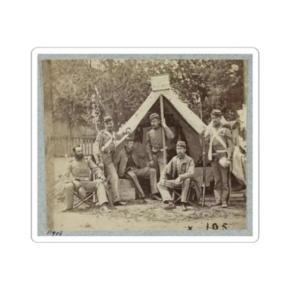 7Th New York State Militia, Camp Cameron, D.C., 1861(2) (U.S. Civil War) STICKER Vinyl Kiss-Cut Decal 3 Inch White - The Sticker Space