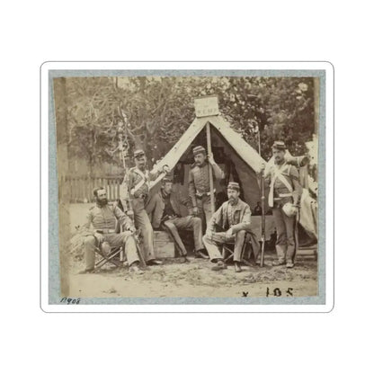 7Th New York State Militia, Camp Cameron, D.C., 1861(2) (U.S. Civil War) STICKER Vinyl Kiss-Cut Decal 4 Inch White - The Sticker Space