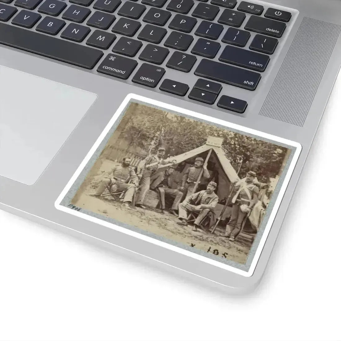 7Th New York State Militia, Camp Cameron, D.C., 1861(2) (U.S. Civil War) STICKER Vinyl Kiss-Cut Decal - The Sticker Space