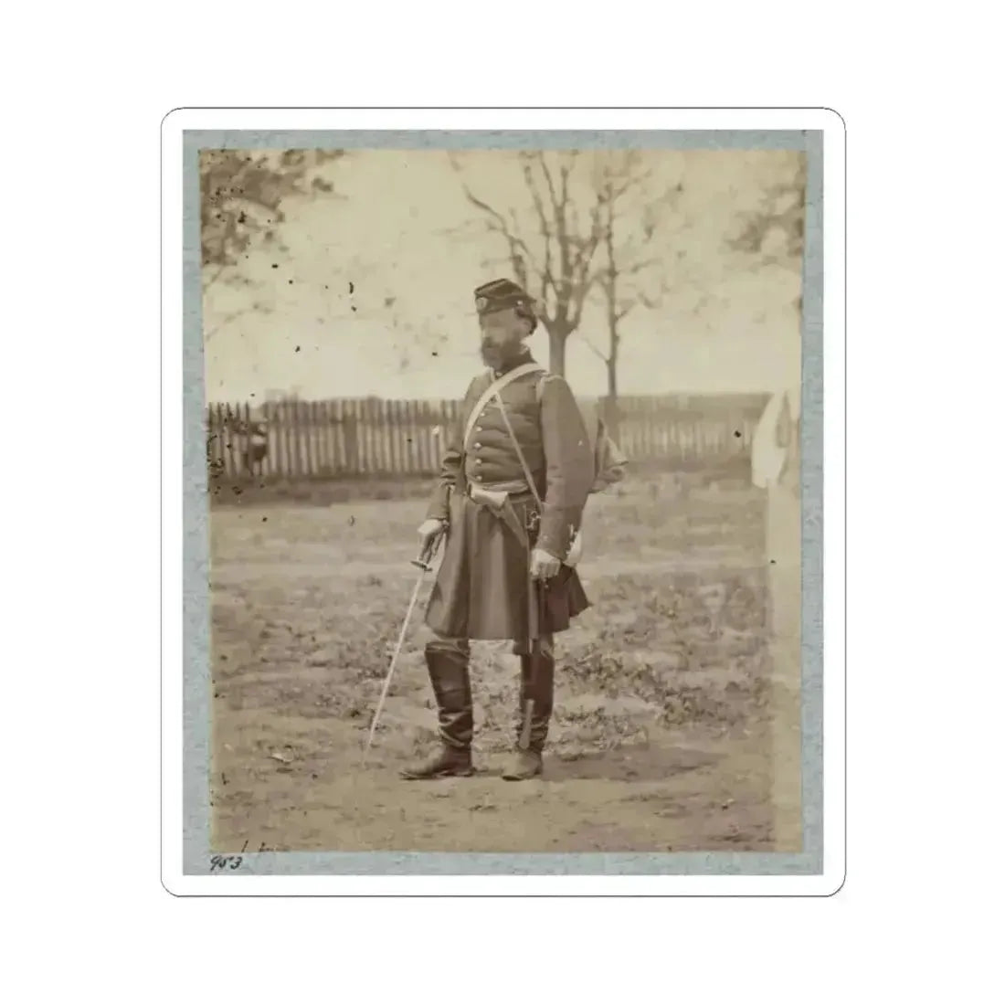 7Th New York State Militia, Camp Cameron, D.C., 1861. (U.S. Civil War) STICKER Vinyl Kiss-Cut Decal 2 Inch White - The Sticker Space