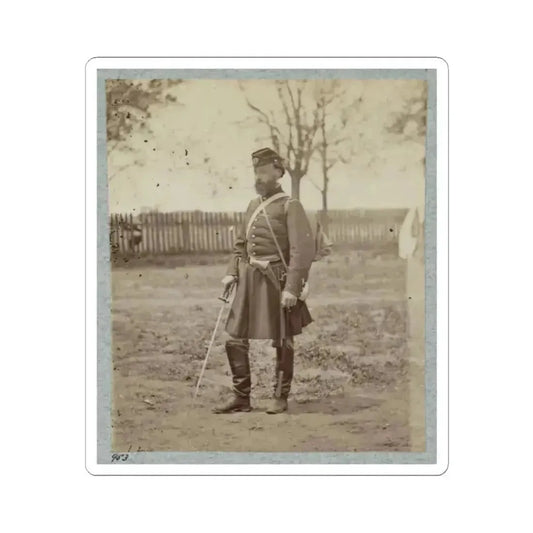 7Th New York State Militia, Camp Cameron, D.C., 1861. (U.S. Civil War) STICKER Vinyl Kiss-Cut Decal 2 Inch White - The Sticker Space