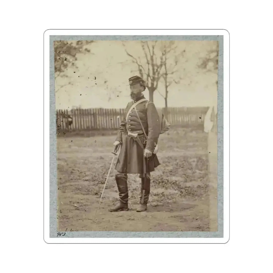 7Th New York State Militia, Camp Cameron, D.C., 1861. (U.S. Civil War) STICKER Vinyl Kiss-Cut Decal 3 Inch White - The Sticker Space