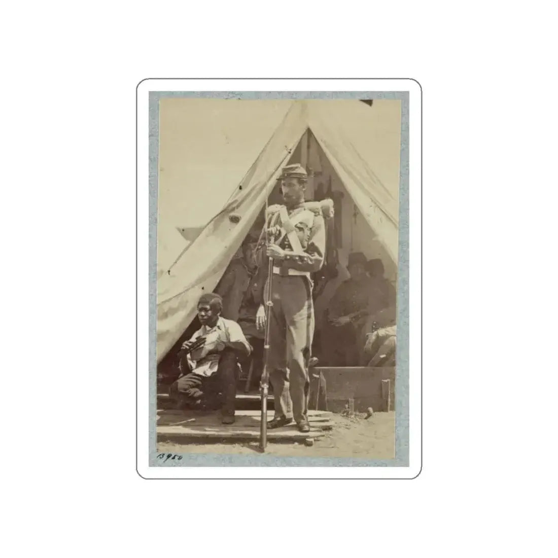 7th N.Y. State Militia, Camp Cameron, D.C., 1861 002 (U.S. Civil War) STICKER Vinyl Die-Cut Decal - The Sticker Space