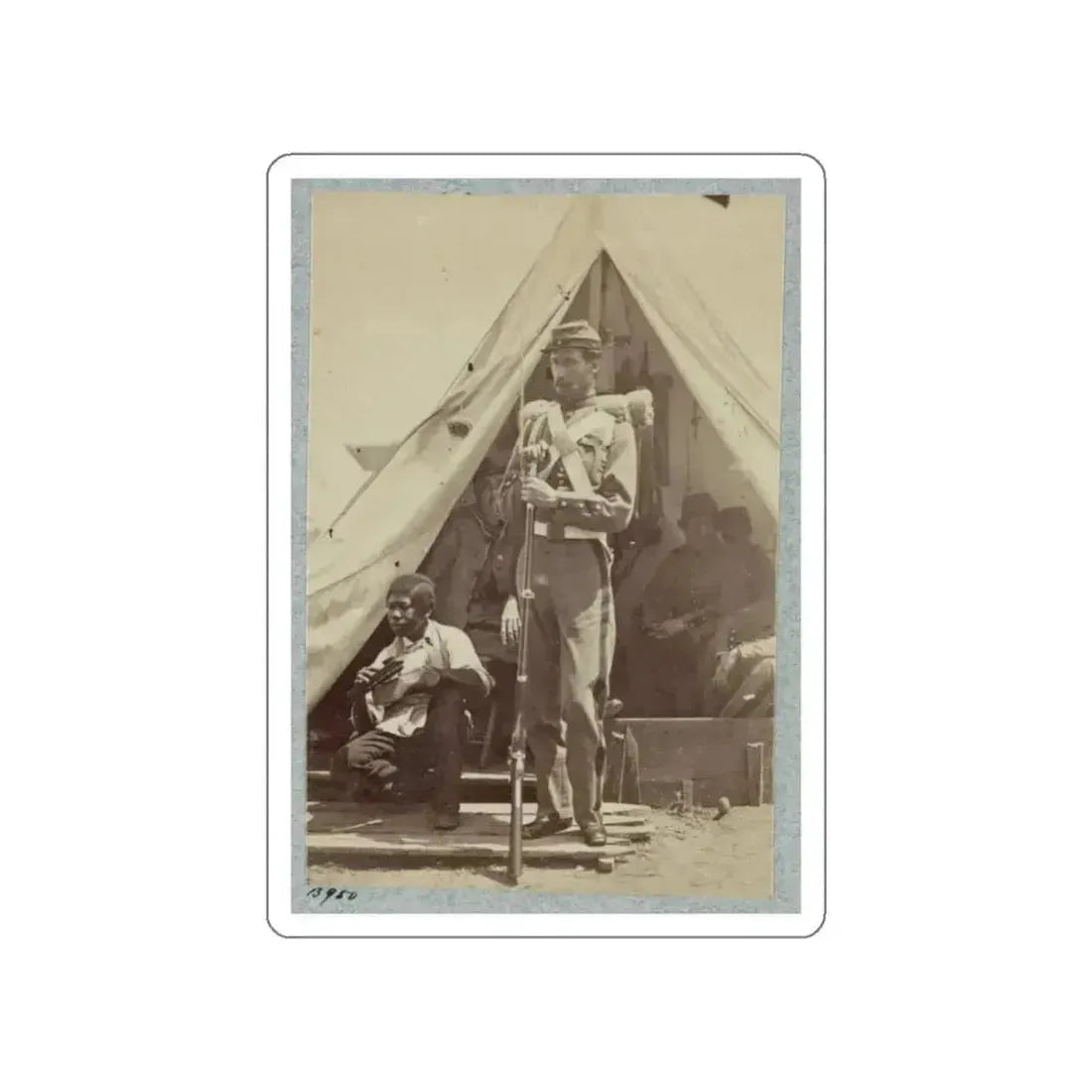 7th N.Y. State Militia, Camp Cameron, D.C., 1861 002 (U.S. Civil War) STICKER Vinyl Die-Cut Decal White Die-Cut 3 Inch - The Sticker Space