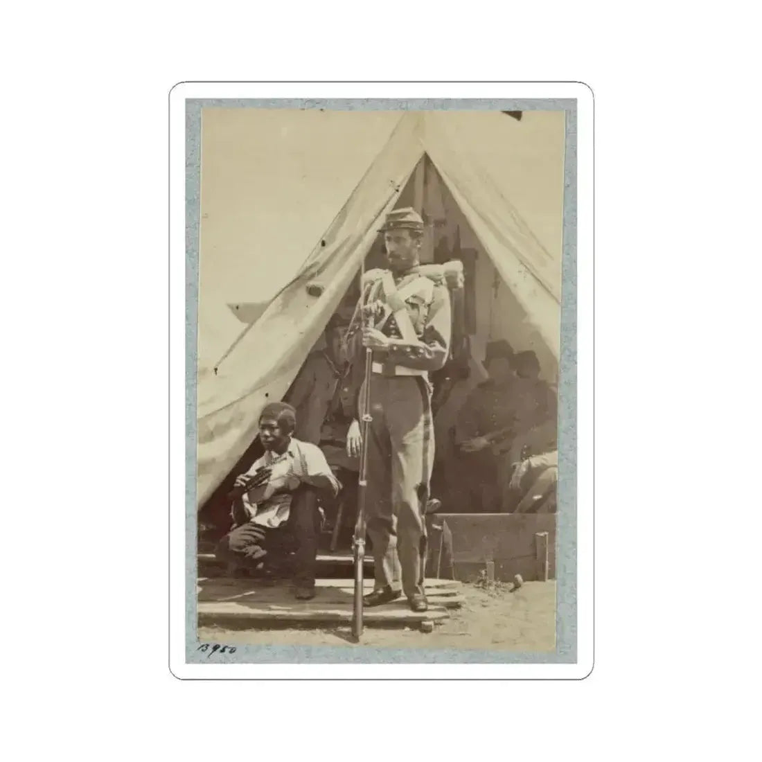 7Th N.Y. State Militia, Camp Cameron, D.C., 1861 002 (U.S. Civil War) STICKER Vinyl Kiss-Cut Decal 6 Inch White - The Sticker Space