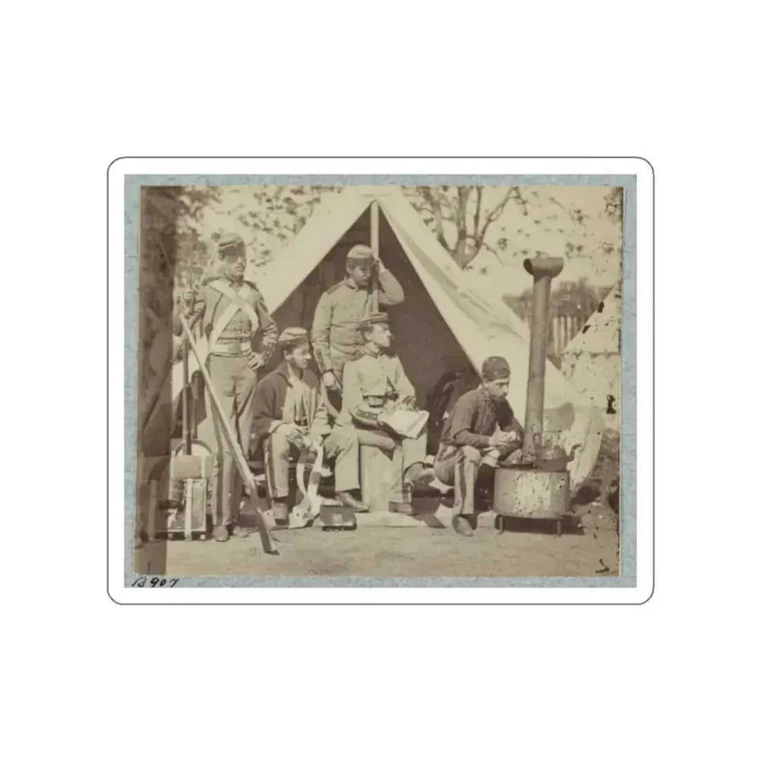 7th N.Y. State Militia, Camp Cameron, D.C., 1861 004 (U.S. Civil War) STICKER Vinyl Die-Cut Decal - The Sticker Space