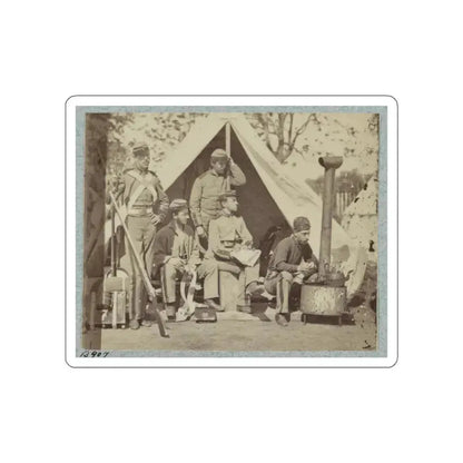 7th N.Y. State Militia, Camp Cameron, D.C., 1861 004 (U.S. Civil War) STICKER Vinyl Die-Cut Decal White Die-Cut 3 Inch - The Sticker Space
