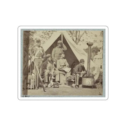 7th N.Y. State Militia, Camp Cameron, D.C., 1861 004 (U.S. Civil War) STICKER Vinyl Die-Cut Decal White Die-Cut 4 Inch - The Sticker Space