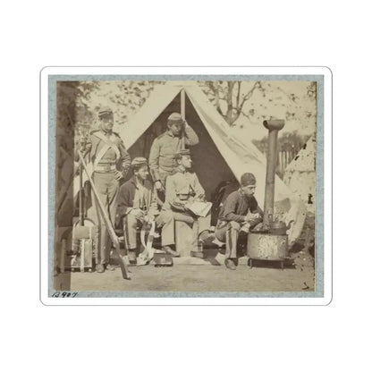 7Th N.Y. State Militia, Camp Cameron, D.C., 1861 004 (U.S. Civil War) STICKER Vinyl Kiss-Cut Decal 4 Inch White - The Sticker Space