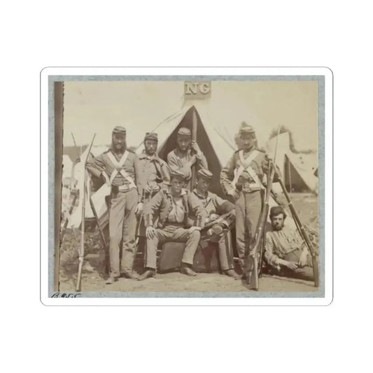 7Th N.Y. State Militia, Camp Cameron, D.C., 1861 005 (U.S. Civil War) STICKER Vinyl Kiss-Cut Decal 2 Inch White - The Sticker Space