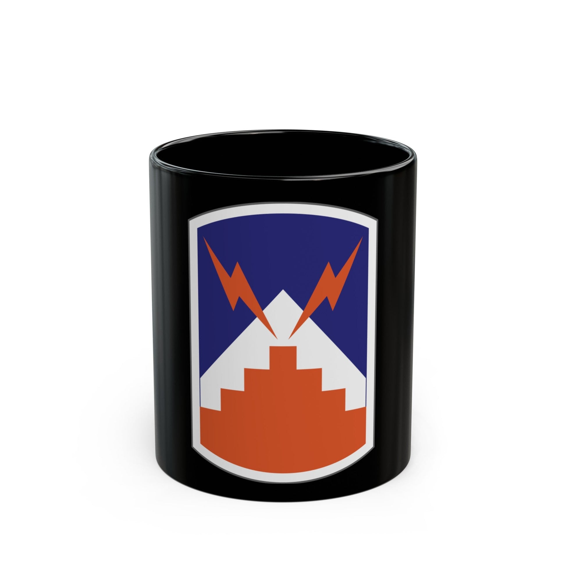 7th Signal Brigade (U.S. Army) Black Coffee Mug-11oz-The Sticker Space