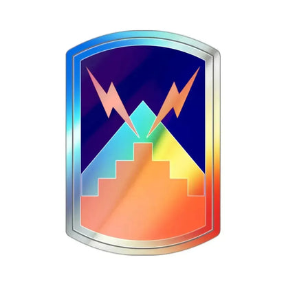 7th Signal Brigade (U.S. Army) Holographic STICKER Die-Cut Vinyl Decal - The Sticker Space
