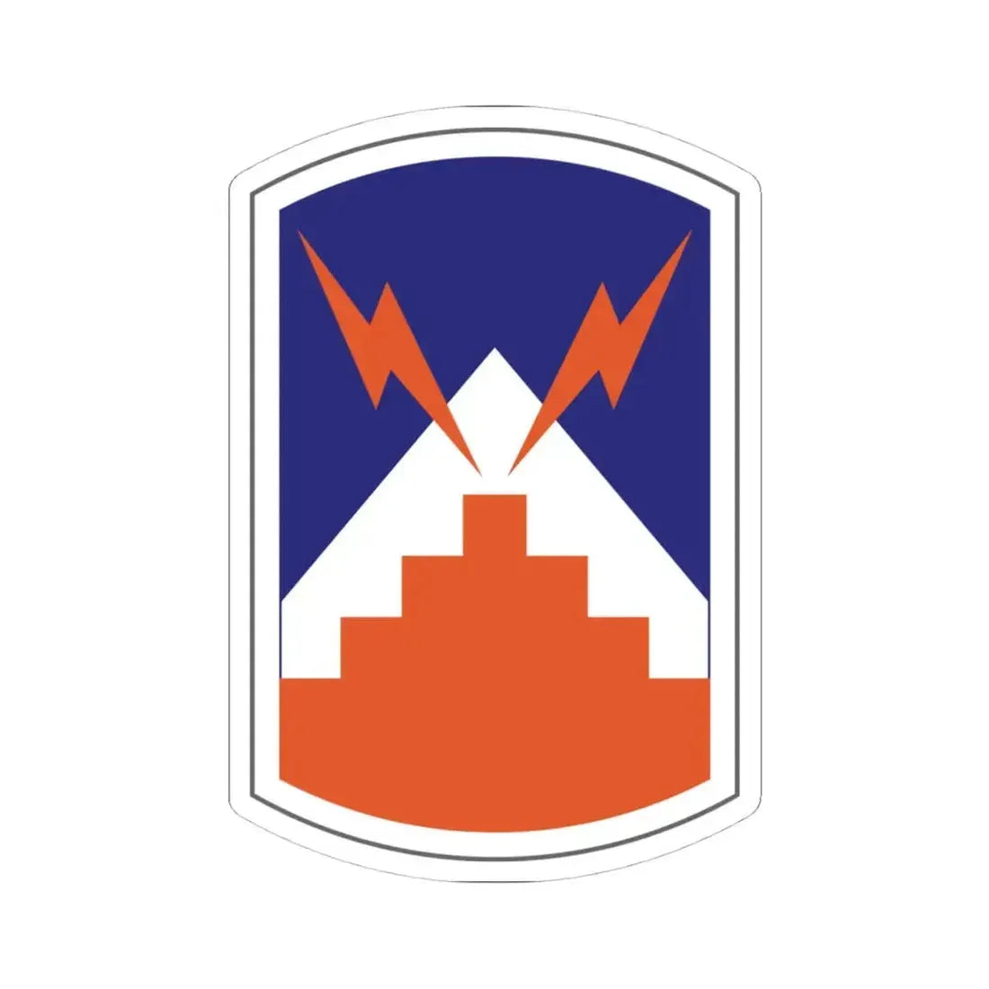 7th Signal Brigade (U.S. Army) STICKER Vinyl Kiss-Cut Decal 4 Inch White - The Sticker Space