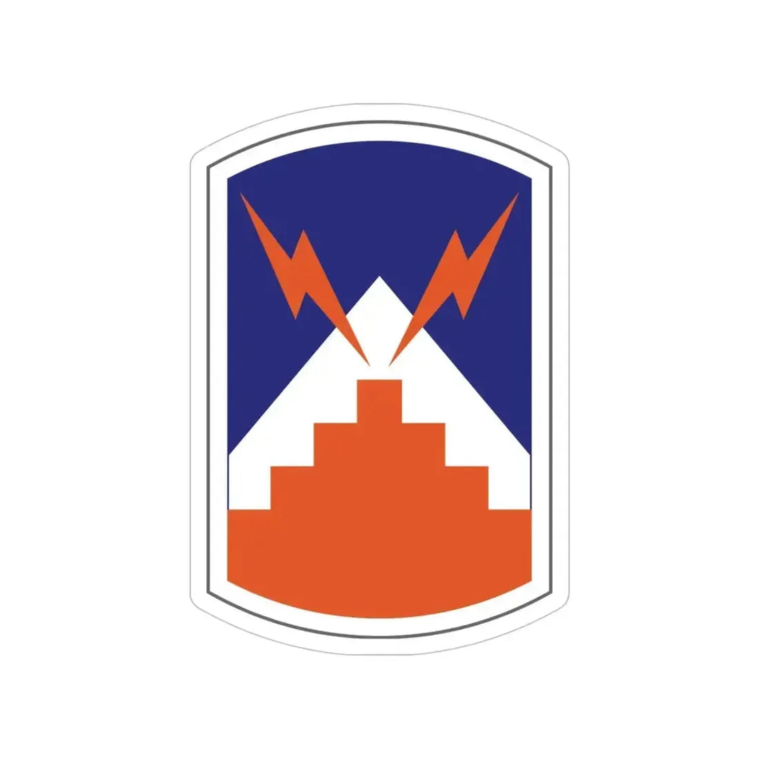 7th Signal Brigade (U.S. Army) Transparent STICKER Die-Cut Vinyl Decal 5 Inch - The Sticker Space
