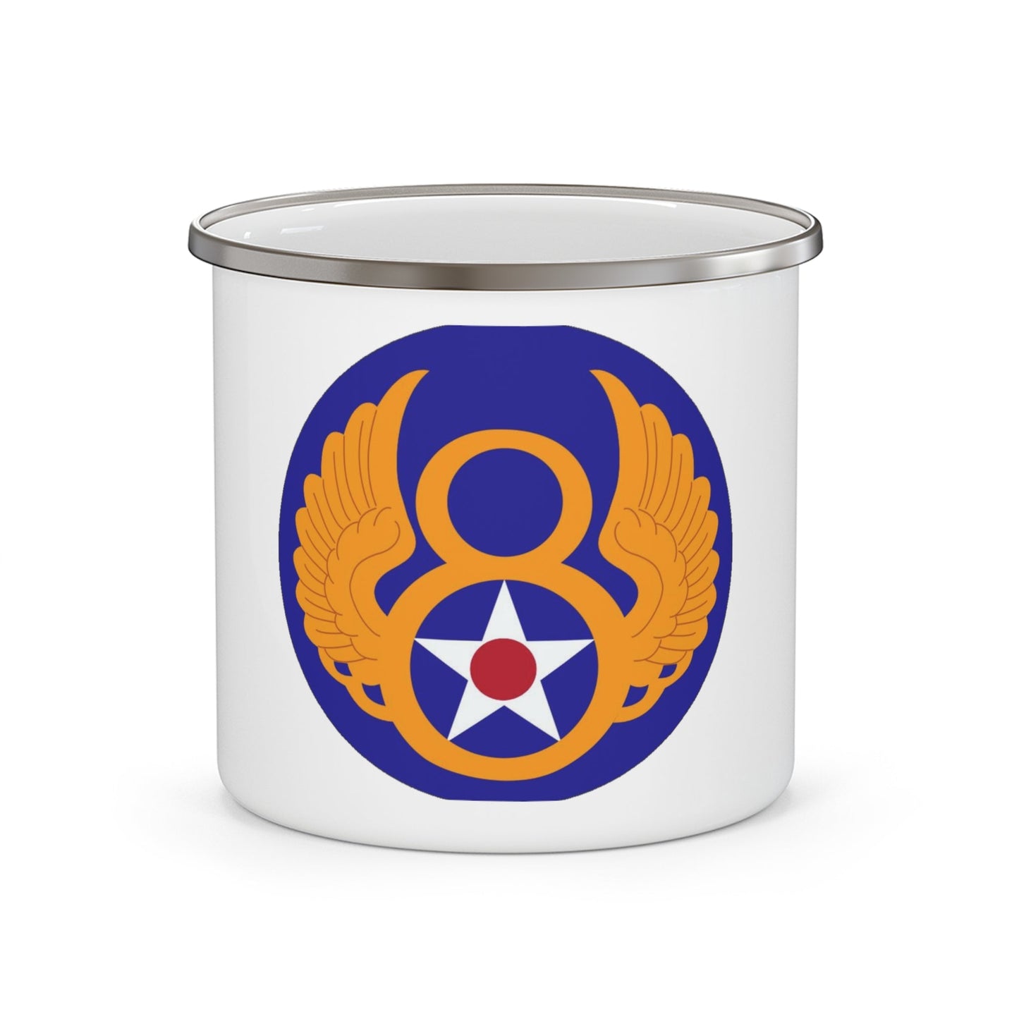 8 Air Force (U.S. Army) 12oz Enamel Mug-12oz-The Sticker Space