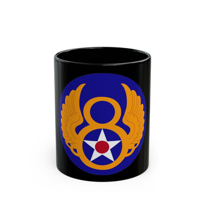 8 Air Force (U.S. Army) Black Coffee Mug-11oz-The Sticker Space