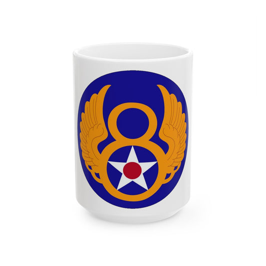 8 Air Force (U.S. Army) White Coffee Mug-15oz-The Sticker Space