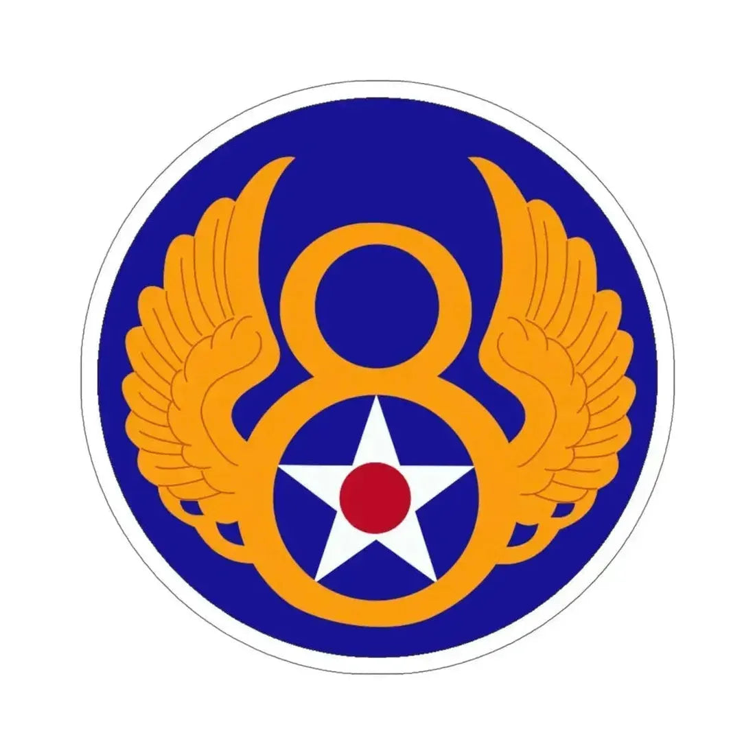 8 Air Force (U.S. Army) STICKER Vinyl Die-Cut Decal 6 Inch - The Sticker Space