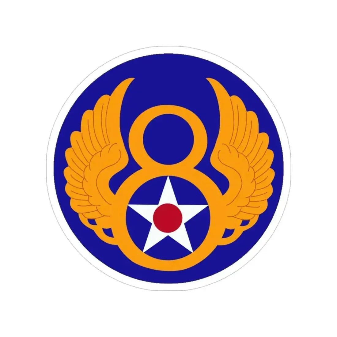 8 Air Force (U.S. Army) Transparent STICKER Die-Cut Vinyl Decal - The Sticker Space