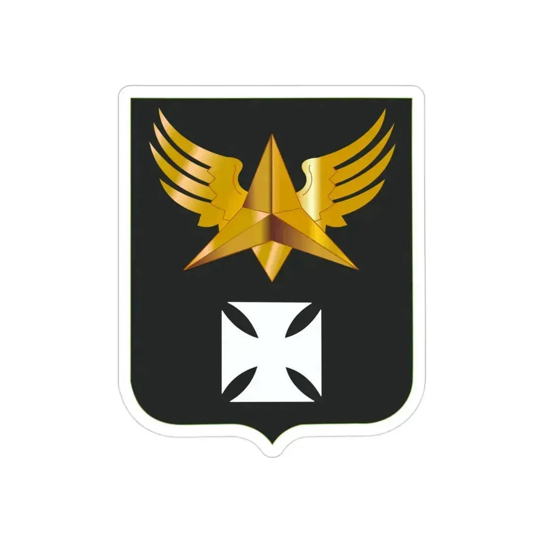 8 Aviation Battalion 2 (U.S. Army) REVERSE PRINT Transparent Die-Cut STICKER 3 Inch Die-Cut Transparent - The Sticker Space