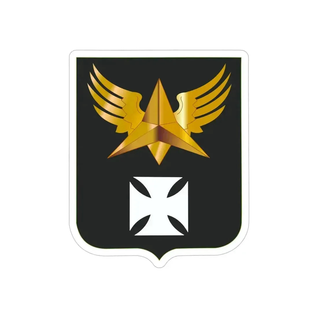 8 Aviation Battalion 2 (U.S. Army) REVERSE PRINT Transparent Die-Cut STICKER 6 Inch Die-Cut Transparent - The Sticker Space