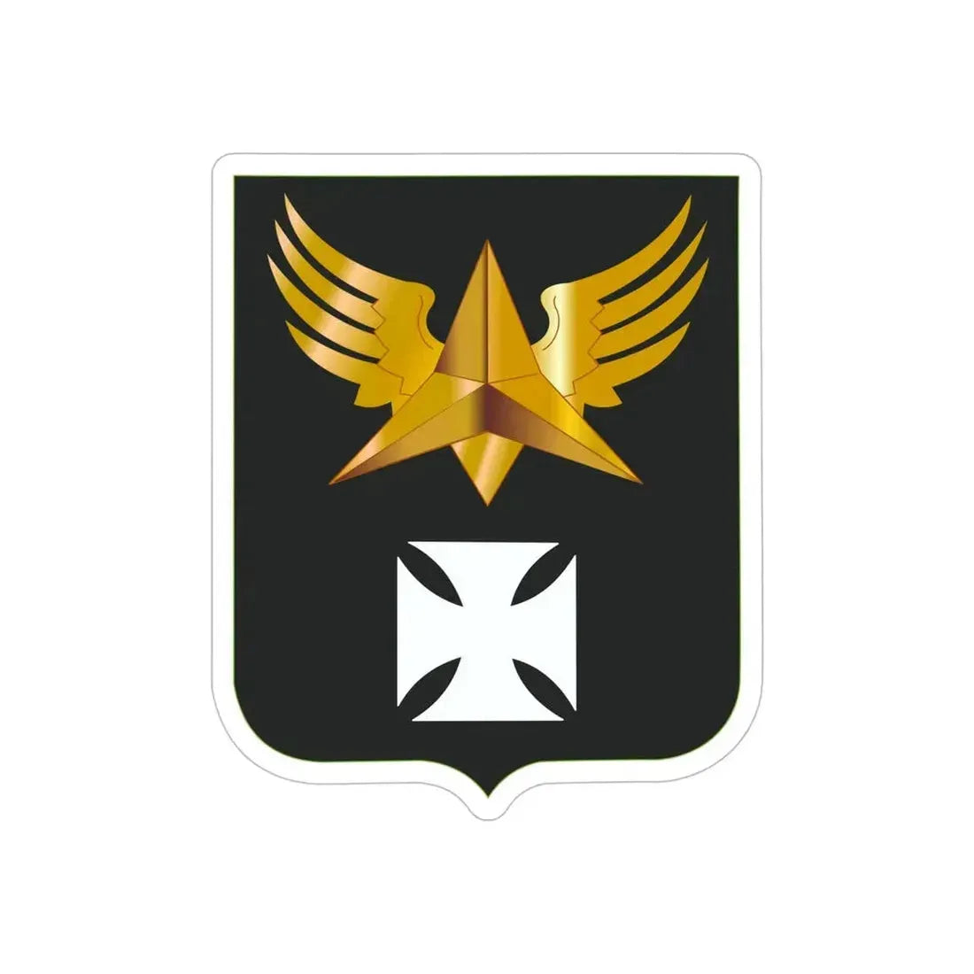 8 Aviation Battalion 2 (U.S. Army) REVERSE PRINT Transparent Die-Cut STICKER - The Sticker Space