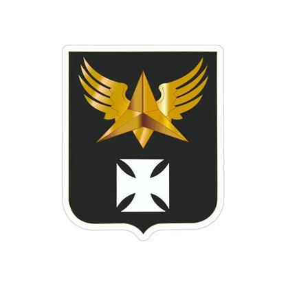 8 Aviation Battalion 2 (U.S. Army) REVERSE PRINT Transparent Die-Cut STICKER - The Sticker Space