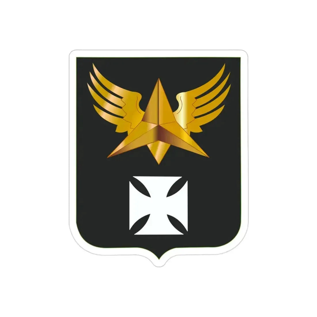 8 Aviation Battalion 2 (U.S. Army) REVERSE PRINT Transparent Die-Cut STICKER - The Sticker Space