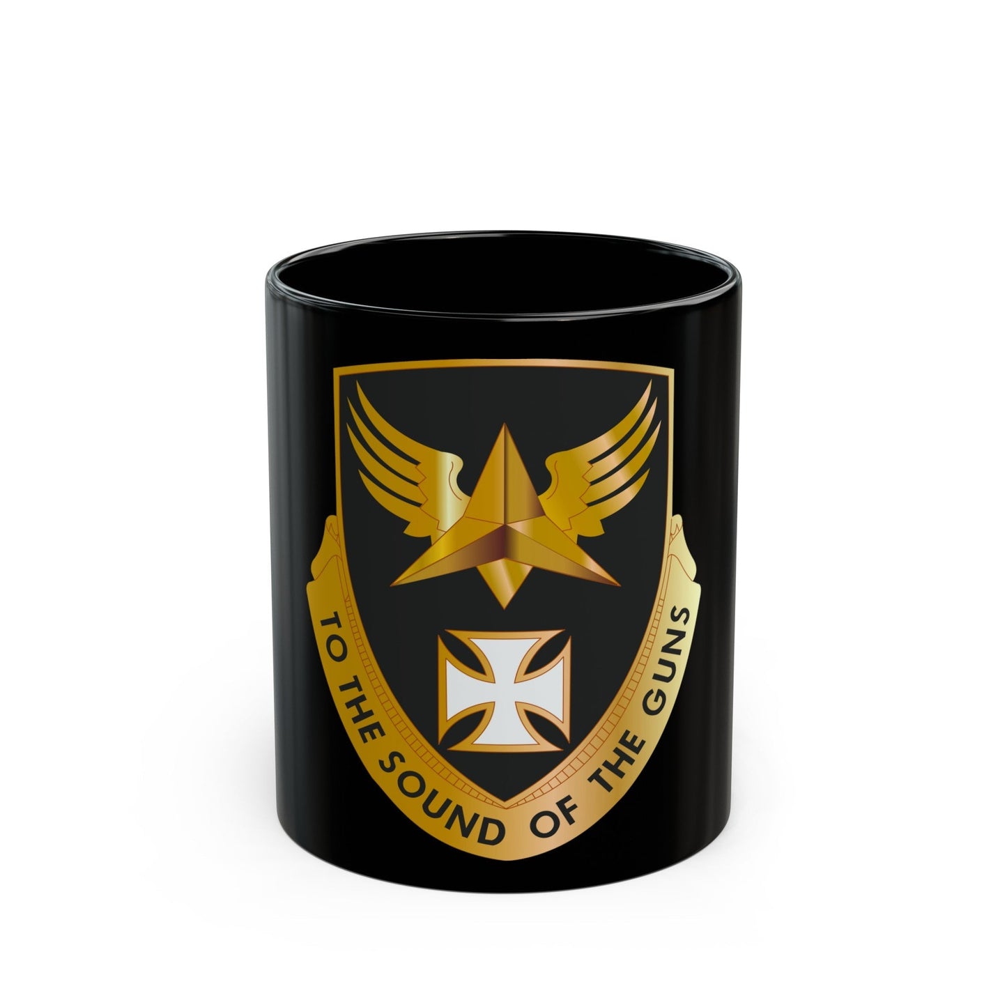 8 Aviation Battalion (U.S. Army) Black Coffee Mug-11oz-The Sticker Space