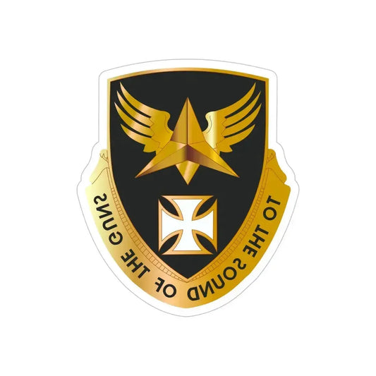 8 Aviation Battalion (U.S. Army) REVERSE PRINT Transparent Die-Cut STICKER 6 Inch Die-Cut Transparent - The Sticker Space