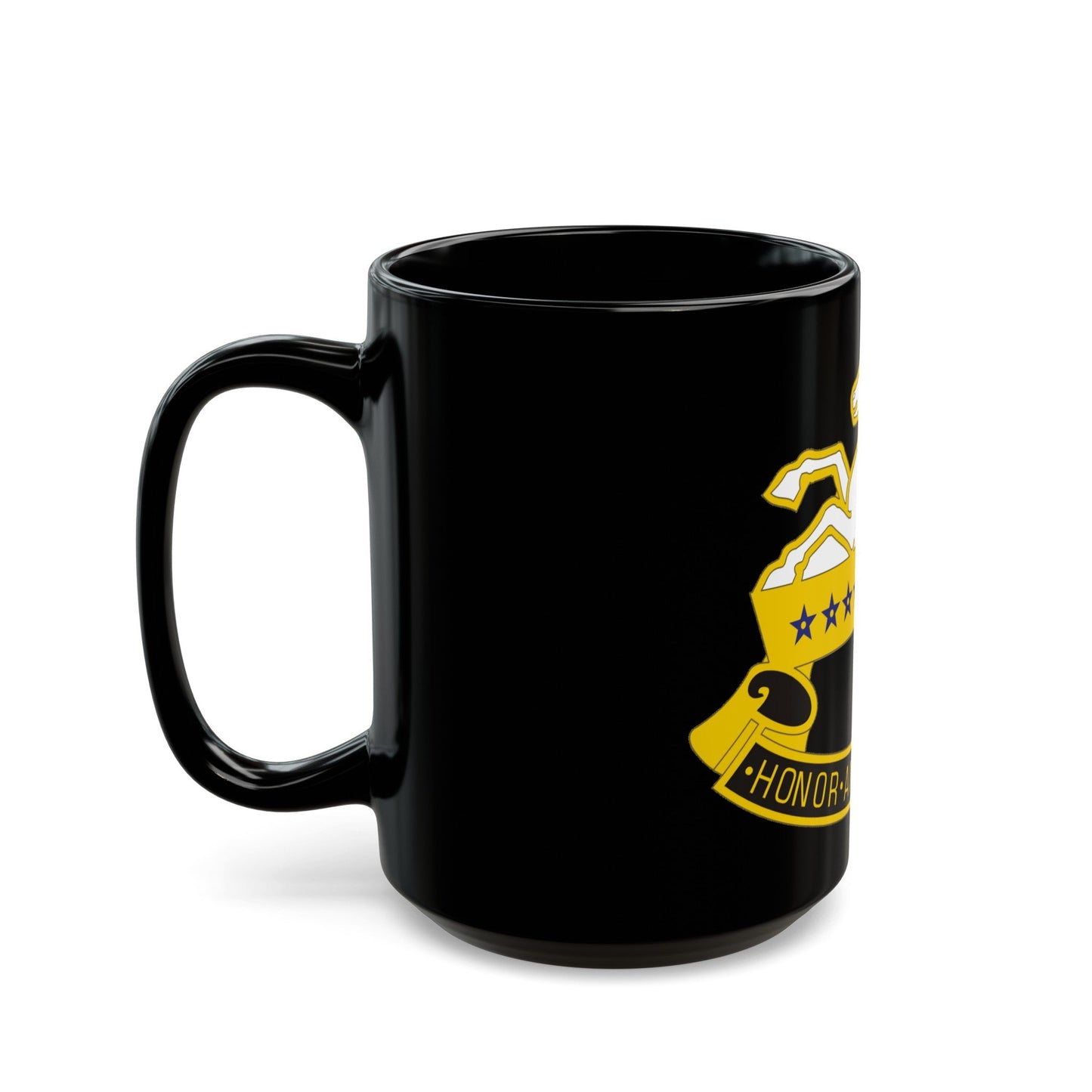 8 Cavalry Regiment (U.S. Army) Black Coffee Mug-The Sticker Space