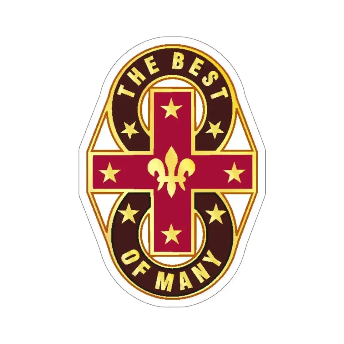 8 Evacuation Hospital (U.S. Army) STICKER Vinyl Die-Cut Decal 4 Inch - The Sticker Space