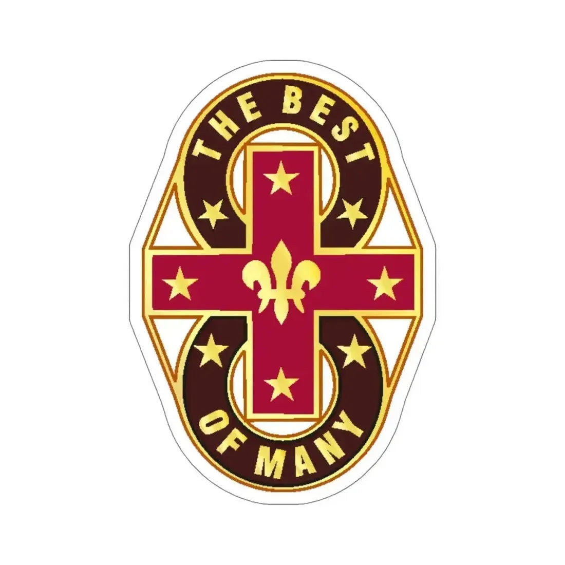 8 Evacuation Hospital (U.S. Army) STICKER Vinyl Die-Cut Decal 5 Inch - The Sticker Space