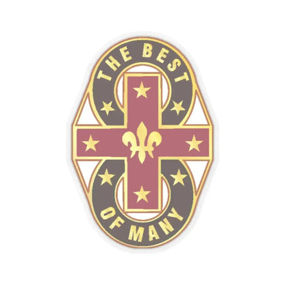 8 Evacuation Hospital (U.S. Army) STICKER Vinyl Kiss-Cut Decal 2 Inch Transparent - The Sticker Space