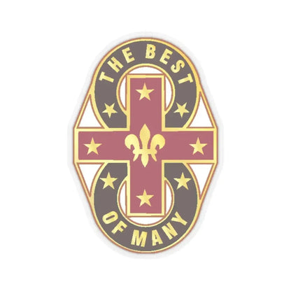 8 Evacuation Hospital (U.S. Army) STICKER Vinyl Kiss-Cut Decal 4 Inch Transparent - The Sticker Space