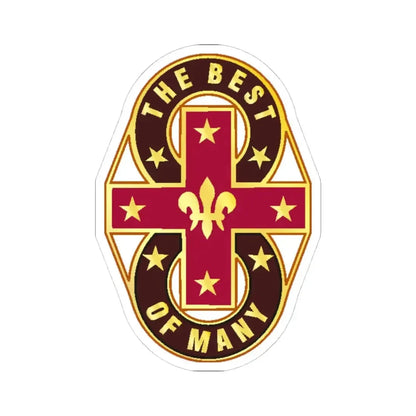 8 Evacuation Hospital (U.S. Army) STICKER Vinyl Kiss-Cut Decal 4 Inch White - The Sticker Space