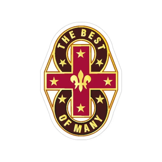 8 Evacuation Hospital (U.S. Army) Transparent STICKER Die-Cut Vinyl Decal 6 Inch - The Sticker Space