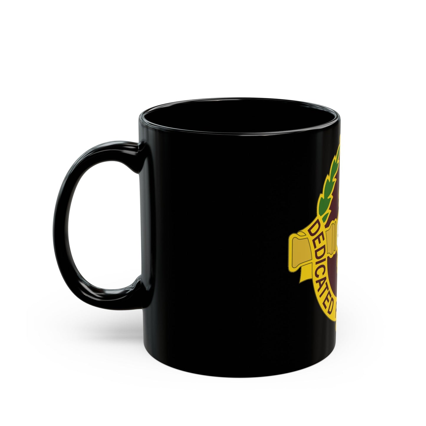 8 Field Hospital (U.S. Army) Black Coffee Mug-The Sticker Space