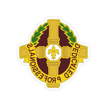 8 Field Hospital (U.S. Army) REVERSE PRINT Transparent Die-Cut STICKER - The Sticker Space