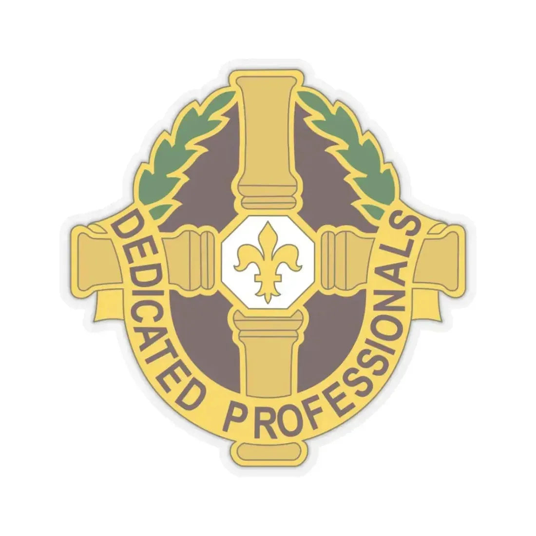 8 Field Hospital (U.S. Army) STICKER Vinyl Kiss-Cut Decal 3 Inch Transparent - The Sticker Space