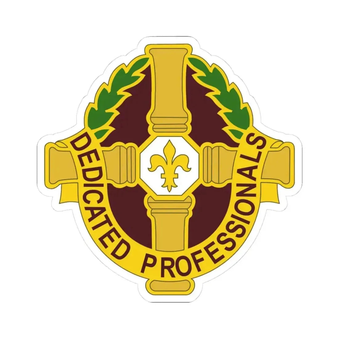 8 Field Hospital (U.S. Army) STICKER Vinyl Kiss-Cut Decal 3 Inch White - The Sticker Space