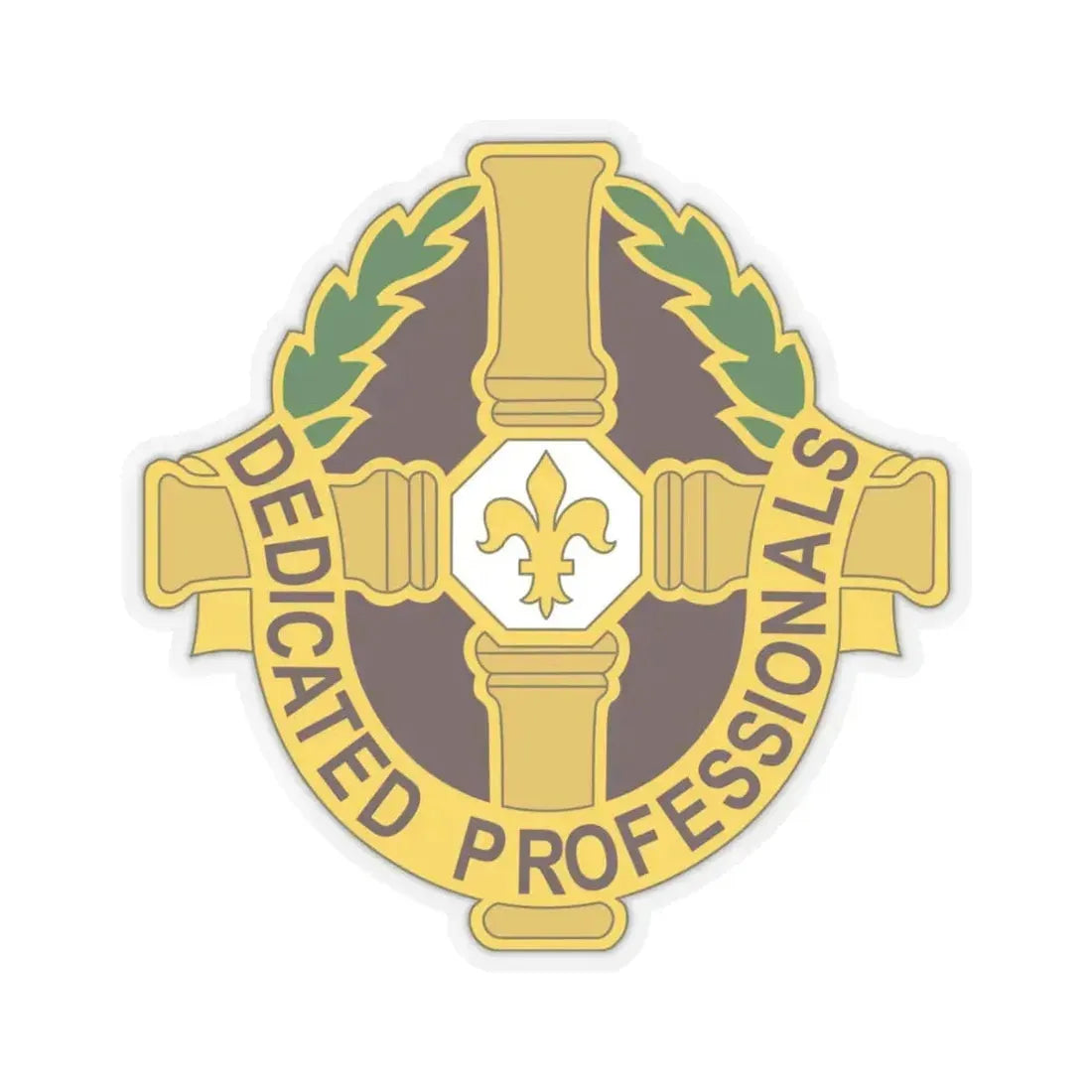 8 Field Hospital (U.S. Army) STICKER Vinyl Kiss-Cut Decal 4 Inch Transparent - The Sticker Space