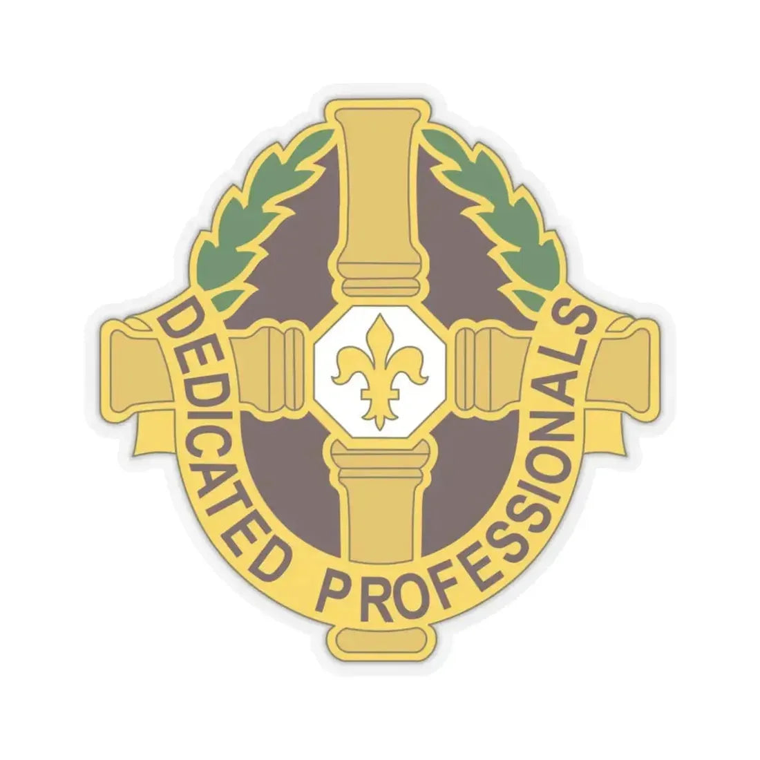 8 Field Hospital (U.S. Army) STICKER Vinyl Kiss-Cut Decal 6 Inch Transparent - The Sticker Space