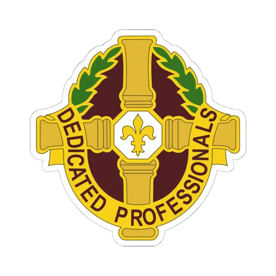 8 Field Hospital (U.S. Army) STICKER Vinyl Kiss-Cut Decal 6 Inch White - The Sticker Space