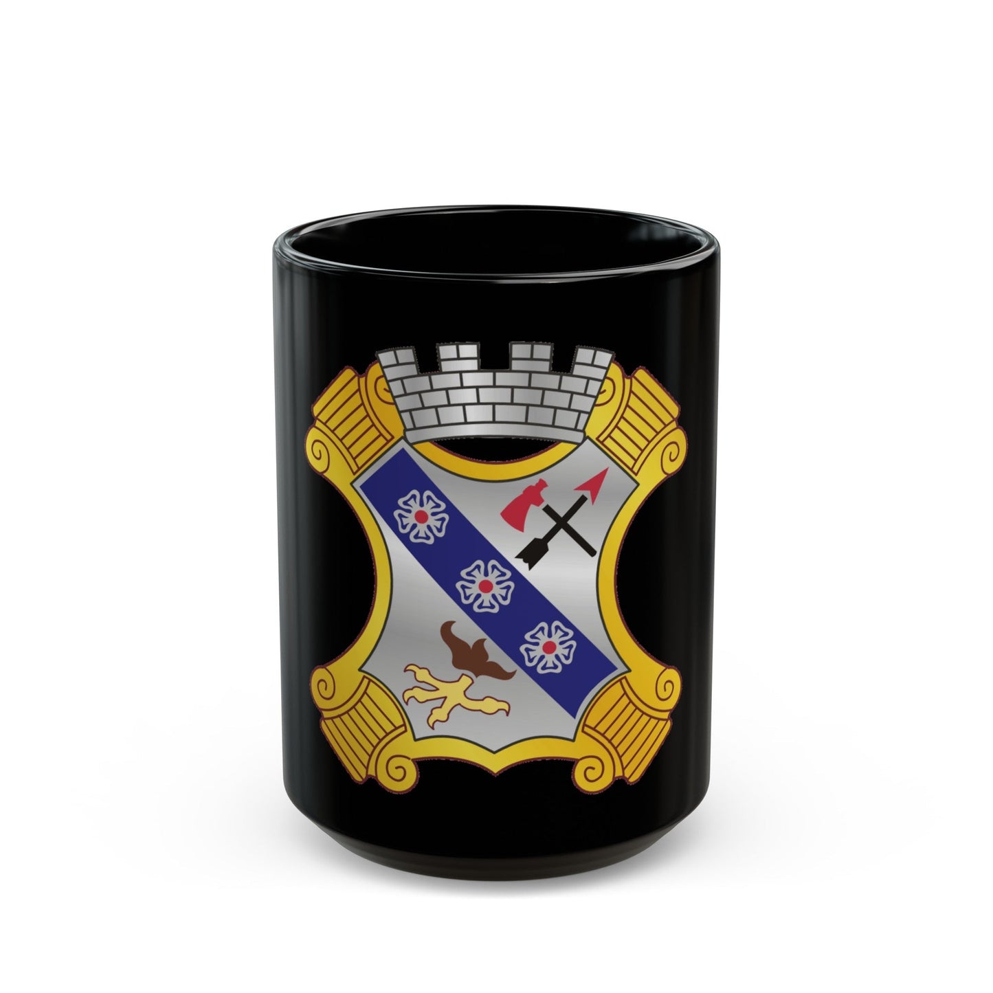 8 Infantry Regiment (U.S. Army) Black Coffee Mug-15oz-The Sticker Space