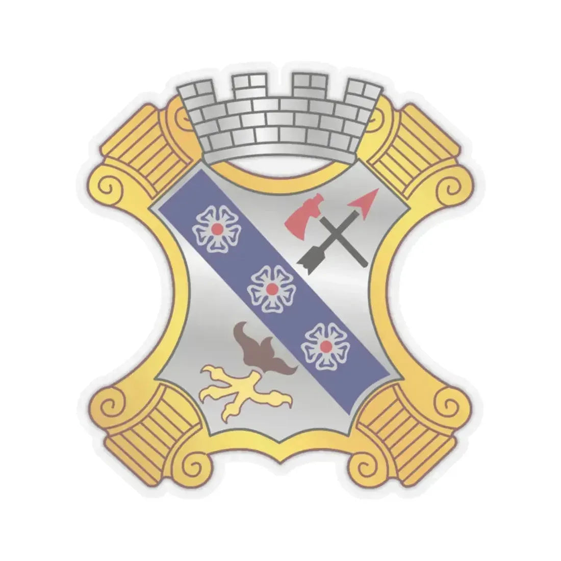 8 Infantry Regiment (U.S. Army) STICKER Vinyl Kiss-Cut Decal 6 Inch Transparent - The Sticker Space