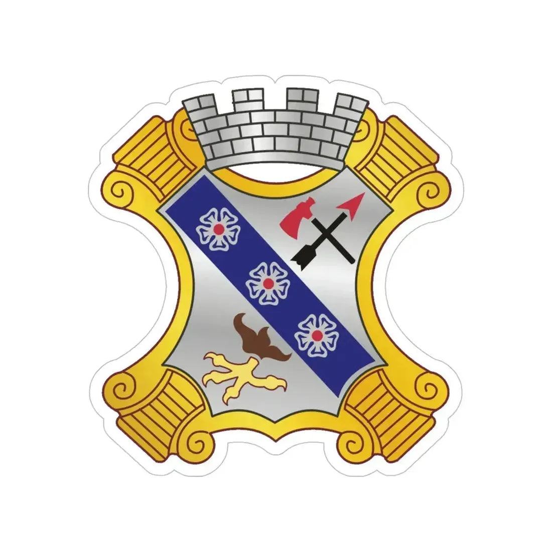 8 Infantry Regiment (U.S. Army) Transparent STICKER Die-Cut Vinyl Decal 6 Inch - The Sticker Space