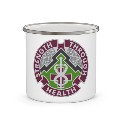 8 Medical Brigade 2 (U.S. Army) 12oz Enamel Mug-12oz-The Sticker Space